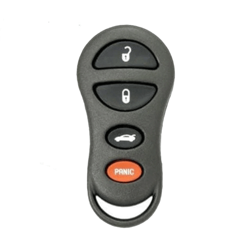 10 x 2001-2006 Chrysler Dodge Jeep / 4-Button Keyless Entry Remote / PN: 04686481AX / GQ43VT17T (OEM Recase)