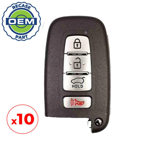 10 x 2010-2014 Kia / 4-Button Smart Key / PN: 95440-1U050 / SY5HMFNA04 (OEM Recase)