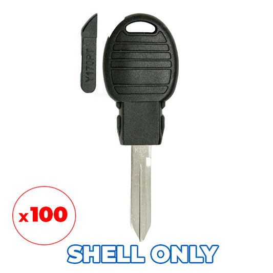 100 x 2008-2016 Chrysler / Transponder Key SHELL / Y170 (AFTERMARKET)