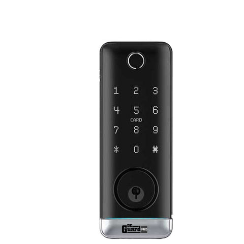 DeGuard Pro - Premium Electronic Keyless Entry Smart Deadbolt - T1B - Bluetooth / Fingerprint / RFID / Wi-Fi - IP55