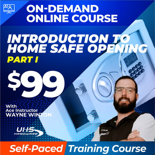 Recorded On-Demand Training - Introduction To Home Safe Opening with ACE Instructor Wayne Winton