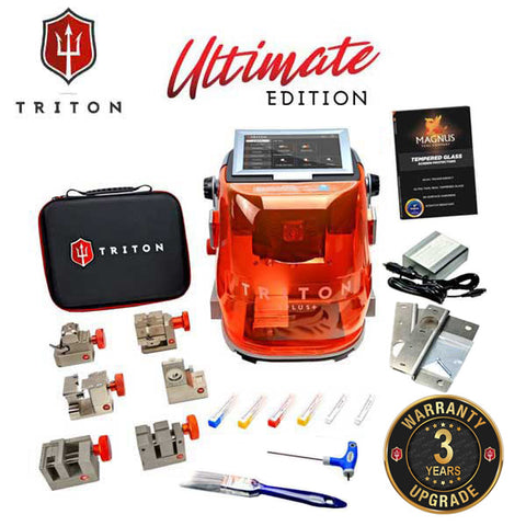 Triton PLUS - Automatic Key Cutting Machine - One Machine Does It All (Ultimate Edition)