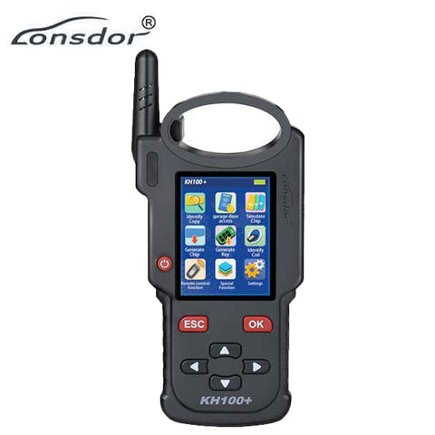 Lonsdor - KH100+ - Hand Held Remote Key Programmer - Generate Remotes - Copy Chips - Toyota H Chip