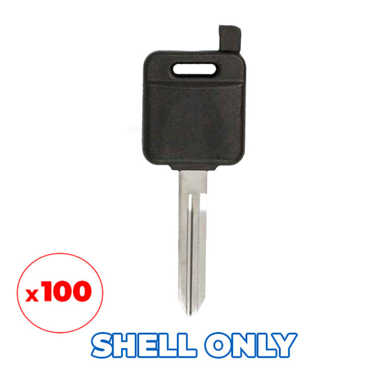 100 x 1999-2006 Nissan Infiniti / Transponder Key SHELL / NI04 / NI02 (AFTERMARKET)