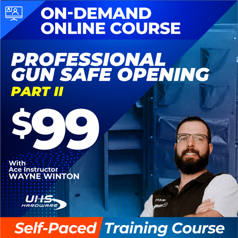 Recorded On-Demand Training - Professional Gun Safe Opening with ACE Instructor Wayne Winton