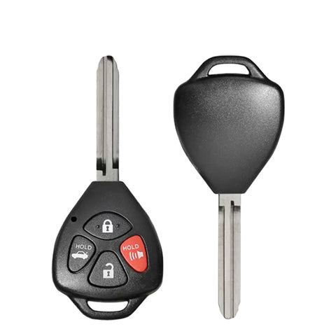 2009-2012 Toyota Corolla Venza / 4-Button Remote Head Key / PN: 89070-02270 / GQ4-29T (OEM Recase)