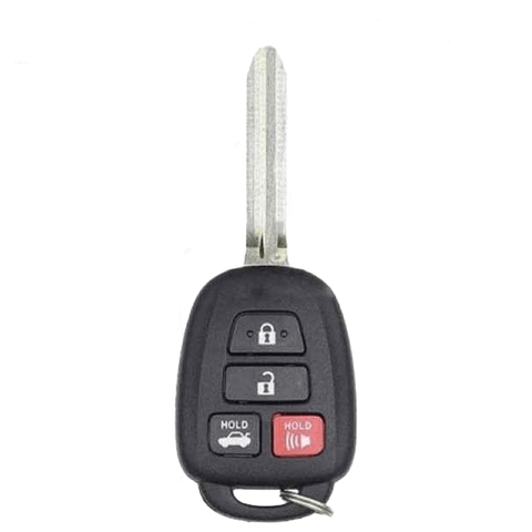 2014-2019 Toyota Corolla / 4-Button Remote Head Key / PN: 89070-06421 / HYQ12BEL (4D H) / Board 3710 (OEM Recase)