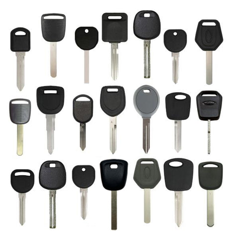 Basic Starter Pack - Automotive Transponder Keys (100 Pieces) (AFTERMARKET)