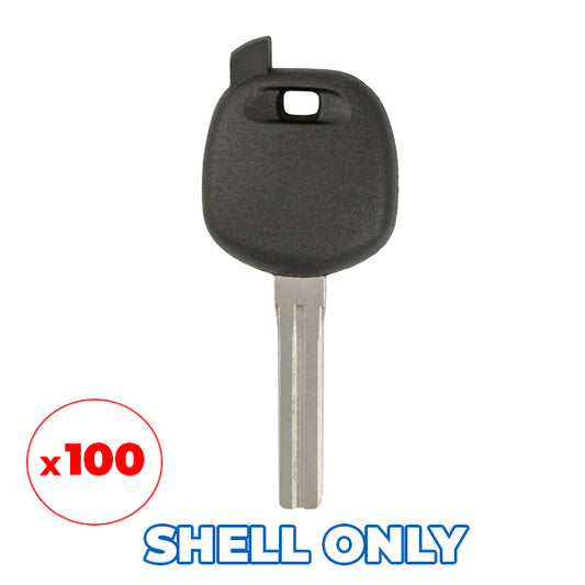 100 x 1997-2020 Toyota Lexus / Transponder Key SHELL / TOY48 (AFTERMARKET)