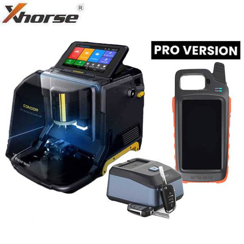 Xhorse - Complete Cut & Programming Bundle - Condor XC-Mini Plus II + Key Tool MAX Pro + Key Reader and Blade Skimmer