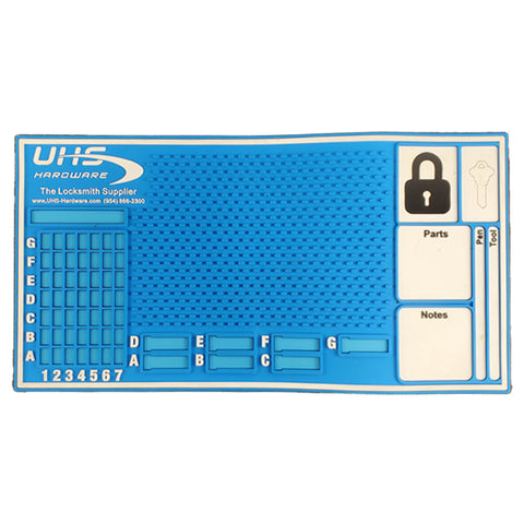 Deluxe Rekeying / Locking / Pinning Mat by UHS Hardware (10"x20″) - UHS Hardware