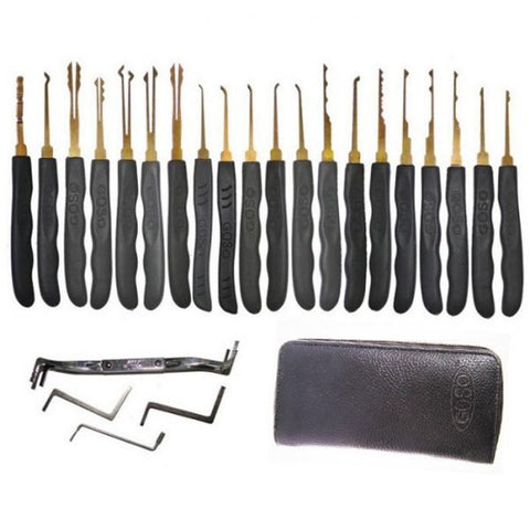 KLOM - 24 Pieces Beginner Lock Pick Set - UHS Hardware