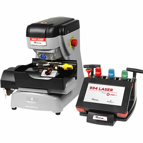 Keyline - 994 Laser - Key Cutting Machine - For Edge Cut And Automotive Laser Keys w/ 2 Jaws (A & C) - UHS Hardware