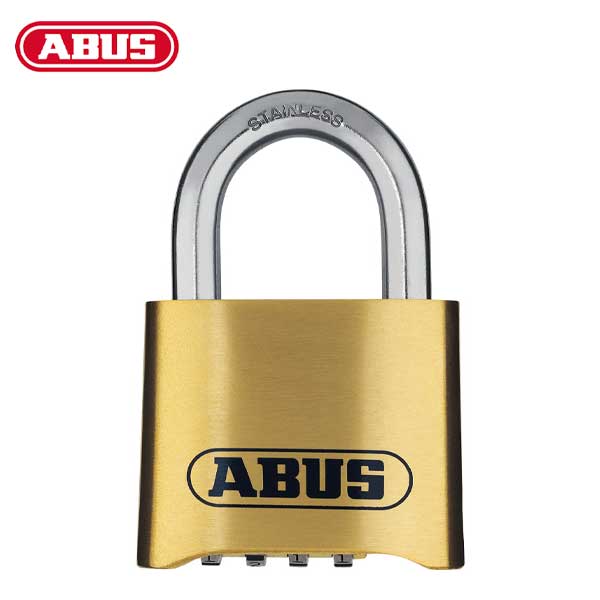 Abus - 180IB/50 C - Solid Brass - Marine / Outdoor - 4-Dial Resettable Padlock - Optional Shackle Length - UHS Hardware