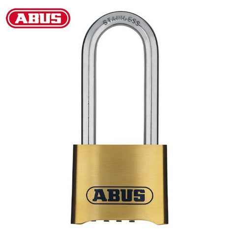 Abus - 180IB/50HB63 C - Solid Brass - Marine / Outdoor - 4-Dial Resettable Padlock w/ 2-5/16" Shackle - UHS Hardware