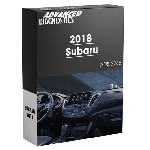 Advanced Diagnostics - ADS2286 - 2018 Subaru Key Software - US and Canada Only