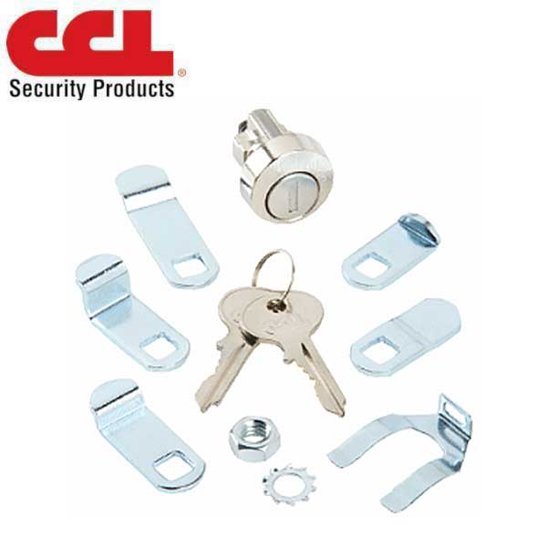 Universal Exterior - Multi-Cam Mailbox Lock - Bright Nickel Finish (US14) (CCL-82011) - UHS Hardware