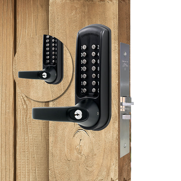 Code Locks - CL650 - Mechanical Lock - Heavy Duty - 2 3/4" Backset - Mortise Lock - Code In / Out - Optional Marine Grade - Grade 2 - UHS Hardware