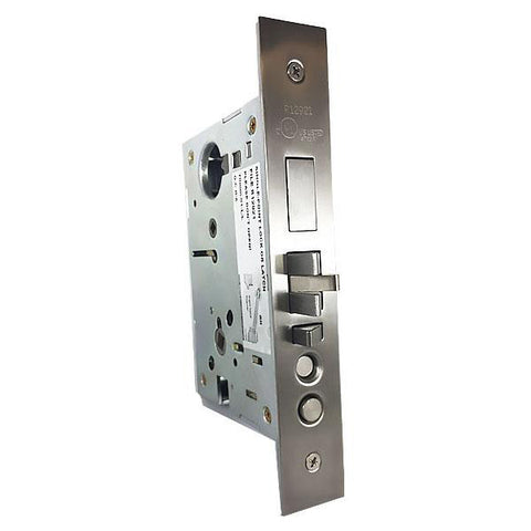 Commercial Grade 1 UL Fire Rated Mortise Door Lock - Silver - US32D - Entry - UHS Hardware