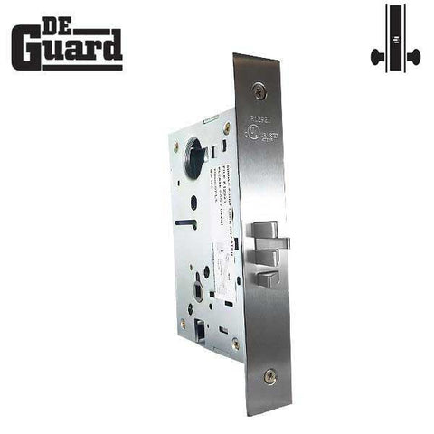 Commercial Grade 1 UL Fire Rated Mortise Door Lock - Silver - US32D - Storeroom - UHS Hardware