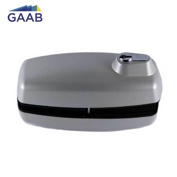 GAAB - T180  - Tempered Frameless Glass Door Lock  - Reversible - 10 -12mm Doors - Grey - UHS Hardware