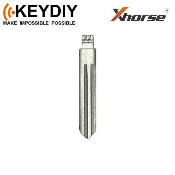 KEYDIY - DA34 / NSN14 - Flip Key Blade - #22 - For Xhorse / Keydiy Universal Remote Flip Keys - UHS Hardware