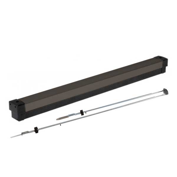 Heavy Duty Narrow Stile - Concealed Vertical Rod Exit Device - Grade 1 - Duranodic Bronze Finish - 48" - UHS Hardware