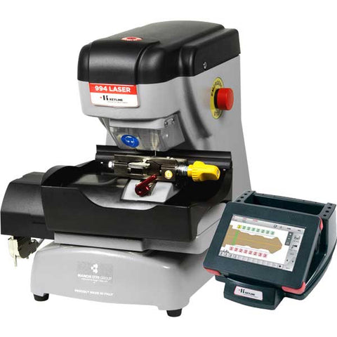 Keyline - 994 Laser - High Security Key Code Cutting Machine w/ 2 Jaws (A & C) - UHS Hardware