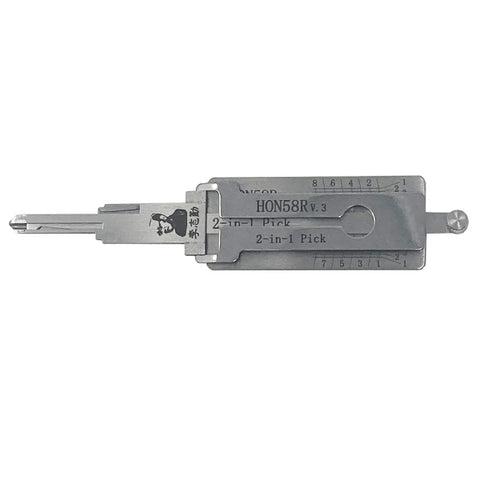 ORIGINAL LISHI - HON58R HD103 HD106 Honda / 8-Cut / 2-In-1 Pick & Decoder - UHS Hardware