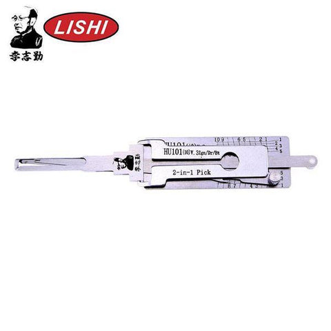 ORIGINAL LISHI  HU101 Ford / V3 / 2-in-1 Pick & Decoder / Door / Trunk / Ignition AG - UHS Hardware