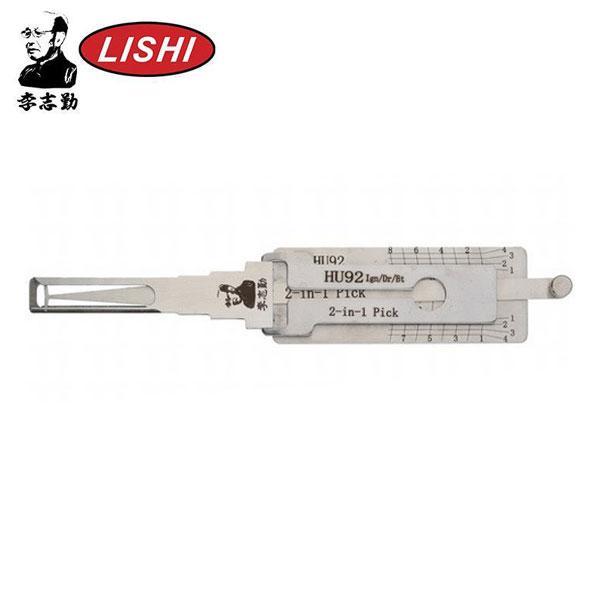 ORIGINAL LISHI HU92 / BMW / 2-in-1 Pick & Decoder / Ignition / Door / Trunk Single Lifter / Anti Glare - UHS Hardware