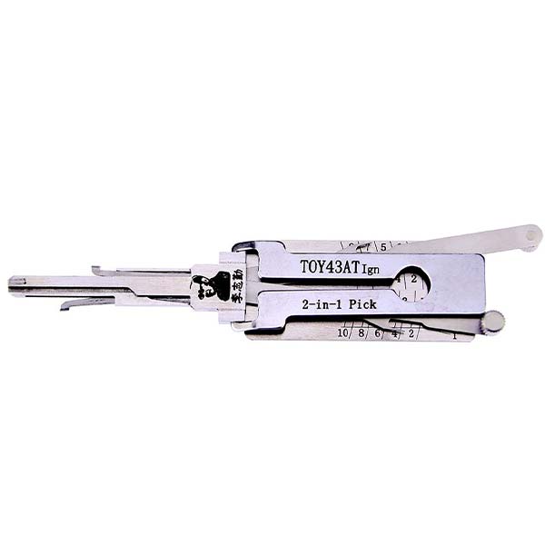 ORIGINAL LISHI TOY43AT Toyota / 10-Cut / 2-in-1 / Pick & Decoder /  Ignition - UHS Hardware