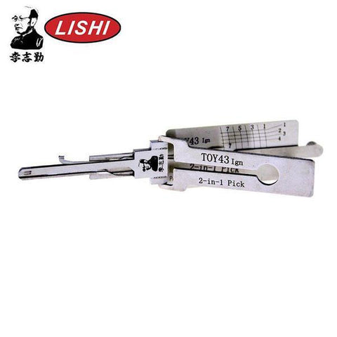 ORIGINAL LISHI TOY43 Toyota / 8-Cut / 2-in-1 / Pick & Decoder /  Ignition - UHS Hardware