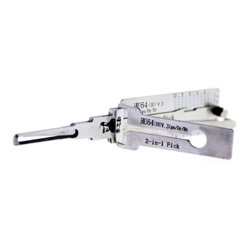 ORIGINAL LISHI Mercedes / HU64 V.3 / 2-in-1 / Pick & Decoder / Ignition / Door / Trunk / Twin Lifter AG - UHS Hardware