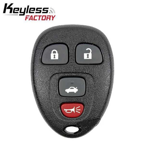 2005-2012 GM / 4-Button Keyless Entry Remote / PN: 15252034 / KOBGT04A (R-GM-401) - UHS Hardware