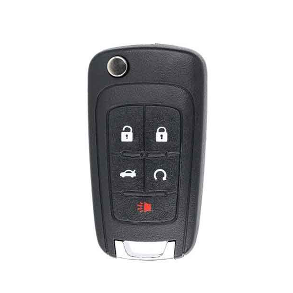 2010-2019 GM / 5-Button Flip Key / PEPS / PN: 13504199 / OHT01060512 / HU100 / PEPS (AFTERMARKET) - UHS Hardware