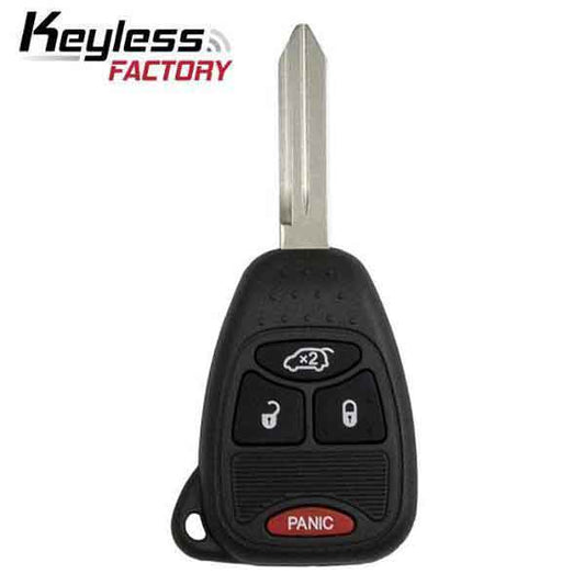 2004-2016 Chrysler Dodge Jeep / 4-Button Remote Head Key / OHT692427AA (RK-CHY-OHT-4) - UHS Hardware