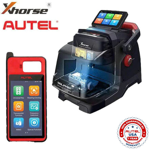 Complete Cut & Programming Bundle - Autel Km100 + Dolphin Ii Xp-005L Key Programmer