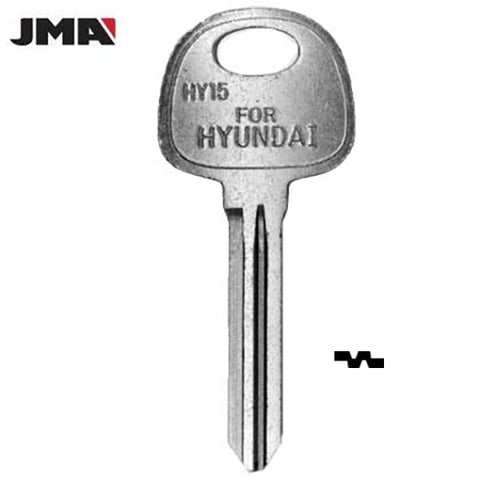 Hyundai / Kia HY15 Metal Key (JMA-HY-13D) - UHS Hardware