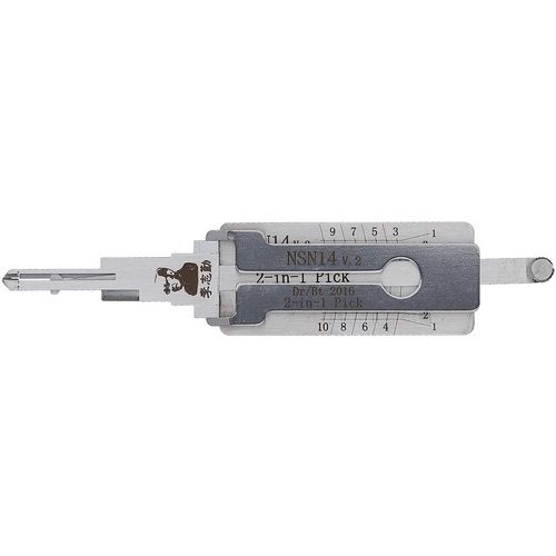 ORIGINAL LISHI - NSN14 Nissan Ford Subaru / 2-in-1 Pick & Decoder / DR & BT - UHS Hardware