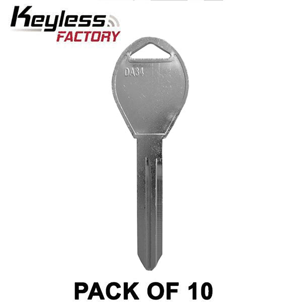 Nissan / Infiniti DA34 Test Key Blade (10 PACK) (MTK-DA34) - UHS Hardware